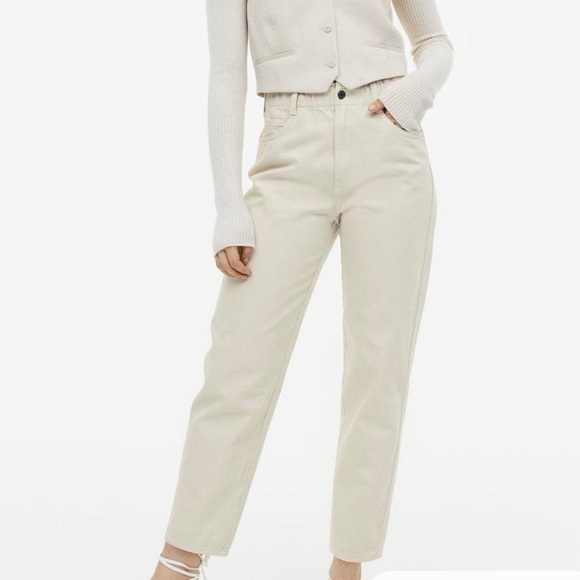 H&M High Waist Twill Pants - Picture 1 of 4